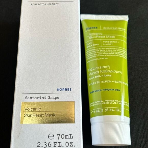 Korres Volcanic SkinReset Mask - Green New 70 ml - Picture 1 of 7